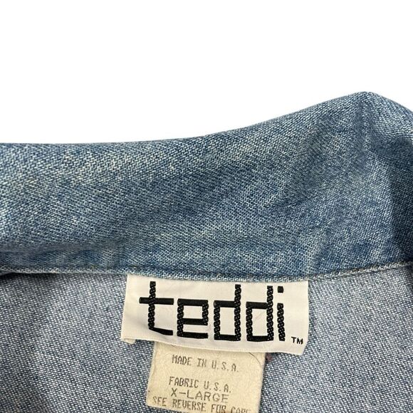 TEDDI Embroidered Denim Jacket - Picture 5 of 7